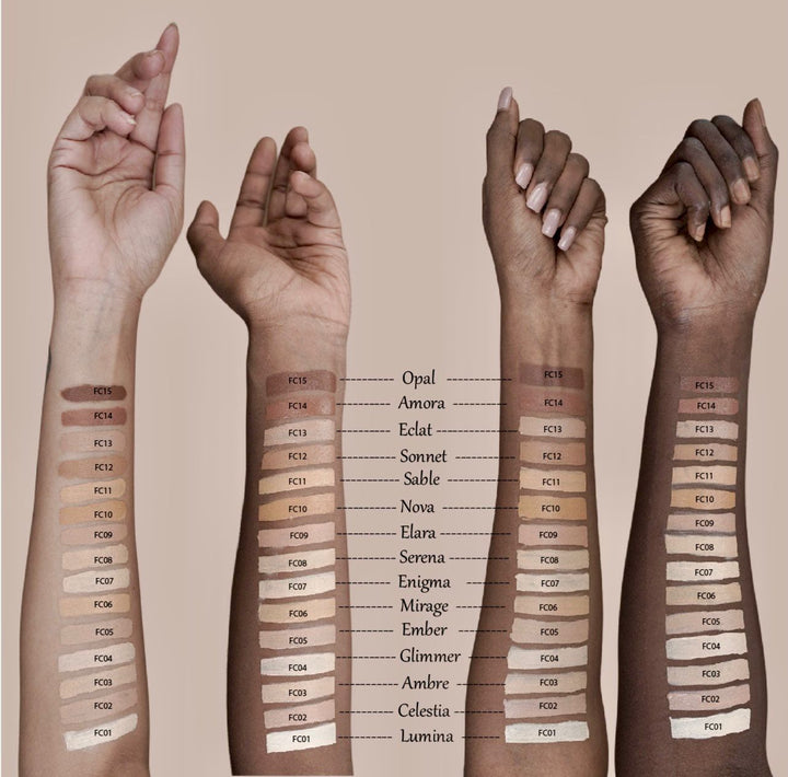 Lumina, Celestia, Ambre, Glimmer, Ember, Mirage, Enigma, Serena, Elara, Nova, Sable, Sonnet, Eclat, Amora, Opal