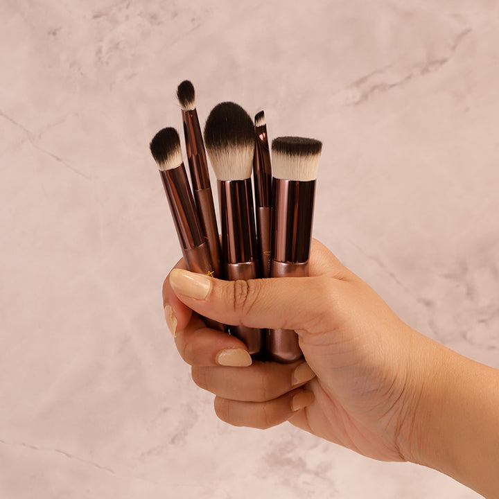 Make-Up Brush Set: Vegan Travel Friendly